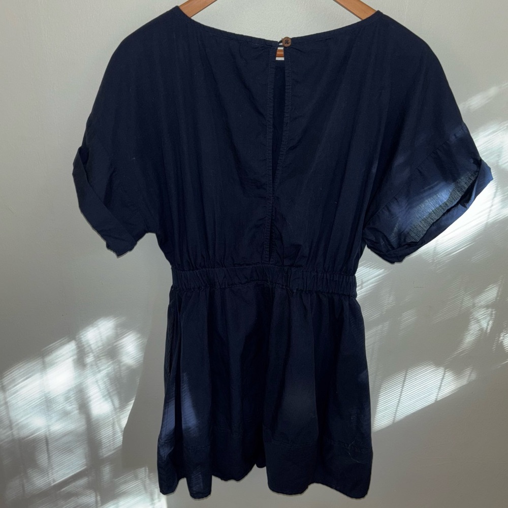 Navy Free People Full-Time Fun Mini Dress size XS - Picture 4 of 9